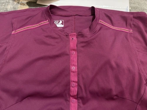 Louis Garneau Women's Pink Short Sleeve Cycling Jersey Size Smal