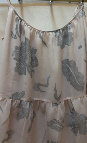 Wilfred Aritzia Poplin Blouse Size Small Floral Spaghetti Strap