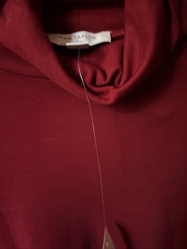 Ann Taylor Weekend Red Turtle Neck - New With Tags