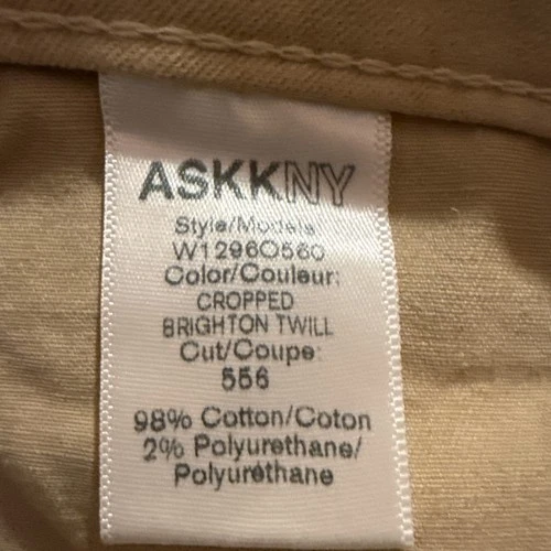 Askk Ny Twill Trouser Khaki Wide Leg Size 24 - photo 3