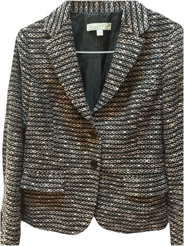 New York & Co Black Pink Tweed Blazer Jacket Womens - photo 3