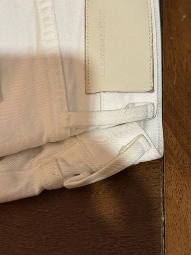 Citizens of Humanity Ella Mid-Rise White Denim Crop Pants Size 2 - photo 2