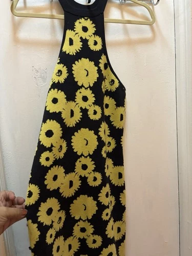 Urban Outfitters Charlie Sunflower Knit Mini Dress, Size Small - photo 5