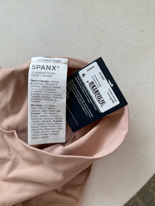 Spanx Thong - Size M - Toasted Almond - New - photo 3