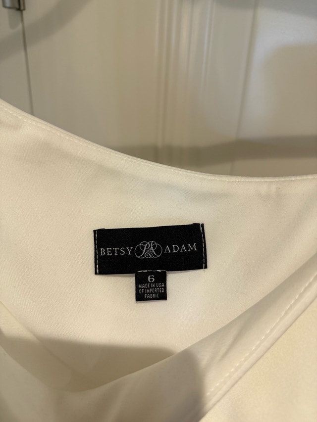 Betsy & Adam Dress - New w/ Tags - White - Size 6 - photo 3