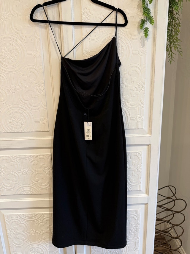 Dynamite Asymmetric Midi Dress - Size Medium - photo 2
