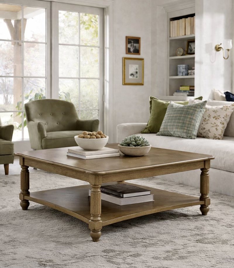 Solid Wood Coffee Table - Brand New in Box