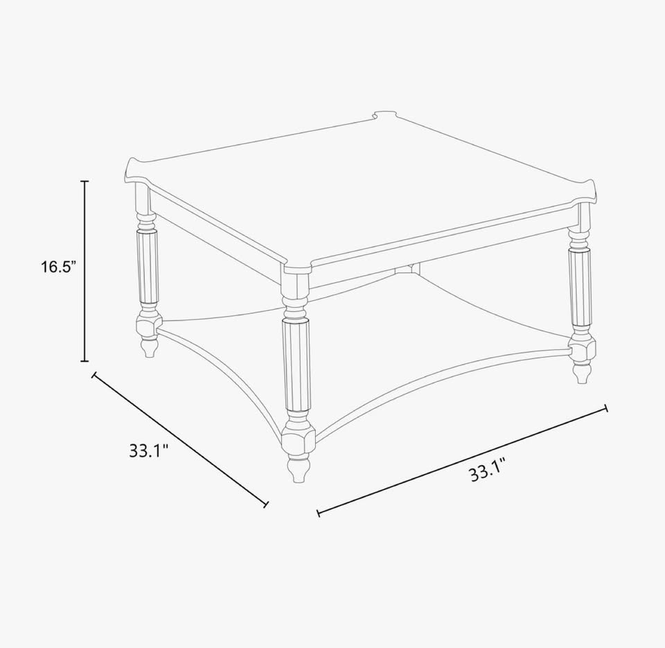 Solid Wood Coffee Table - Brand New in Box - photo 2