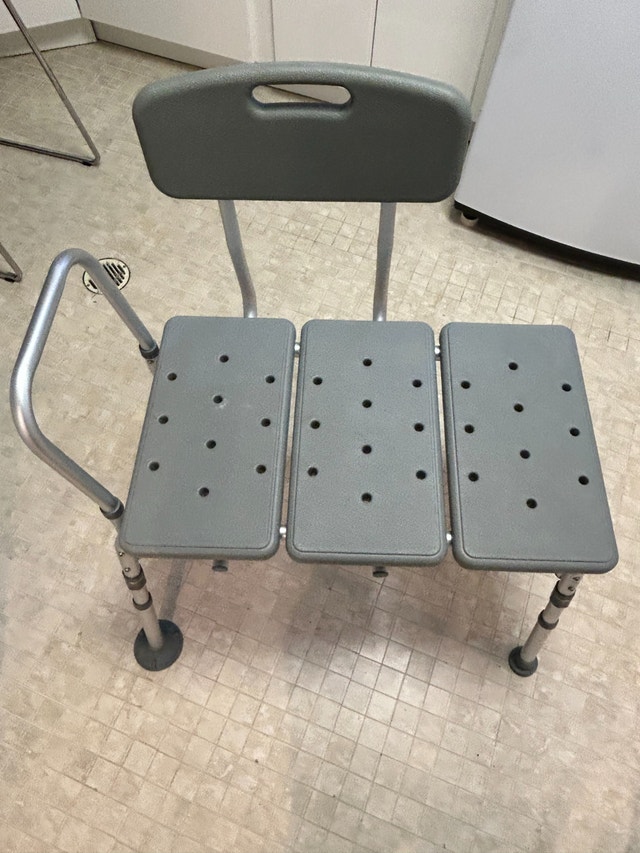 Shower Tub Transfer Chair - Like New for Seniors