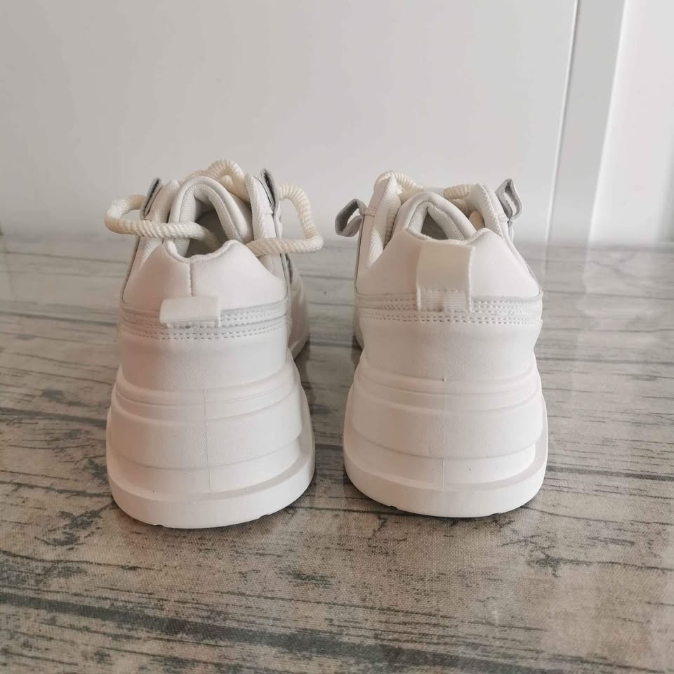 Brand New Leather Platform Sneakers - size 8 - photo 5