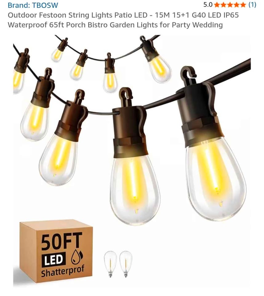 50ft String Lights - Nee - photo 2