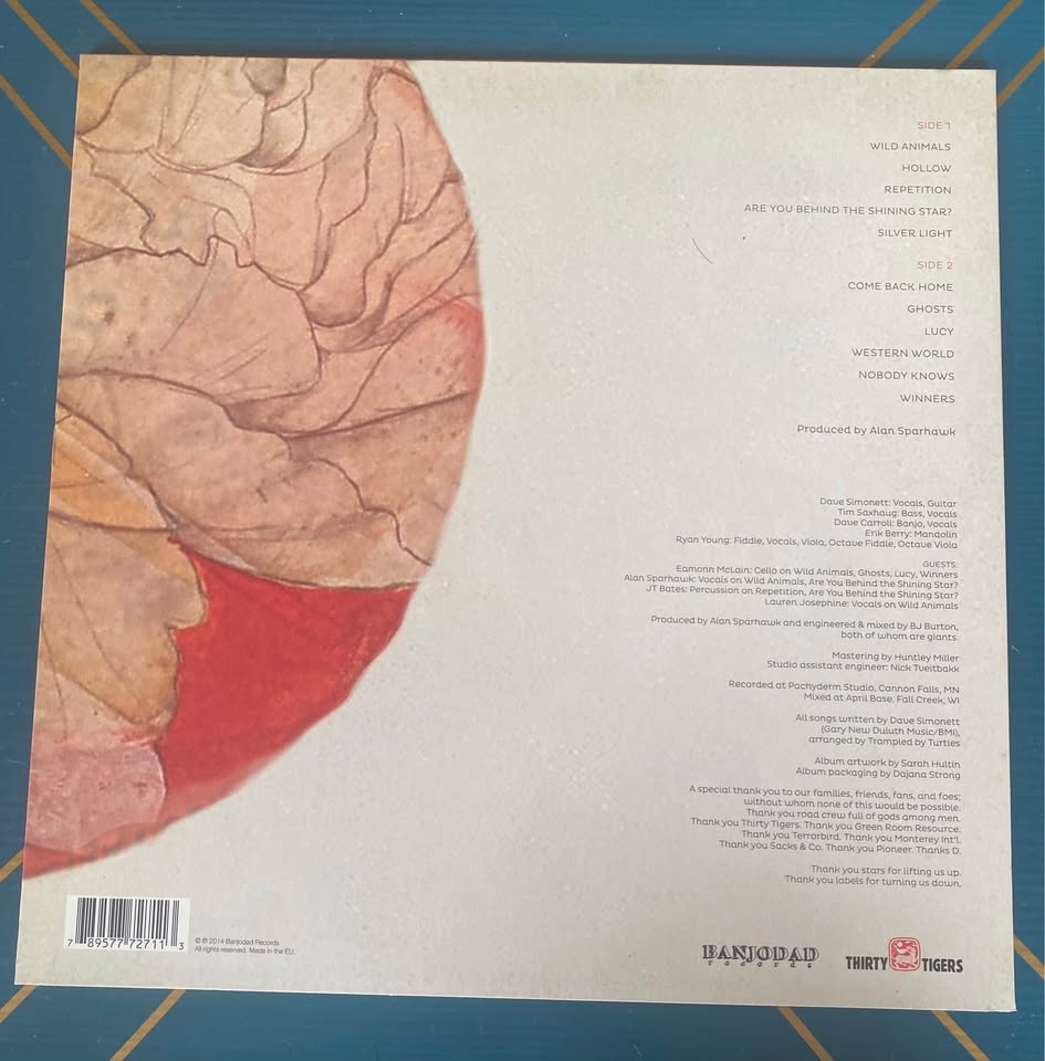 Trampled by Turtles - Wild Animals vinyl LP 2014 bluegrass/folk - photo 2