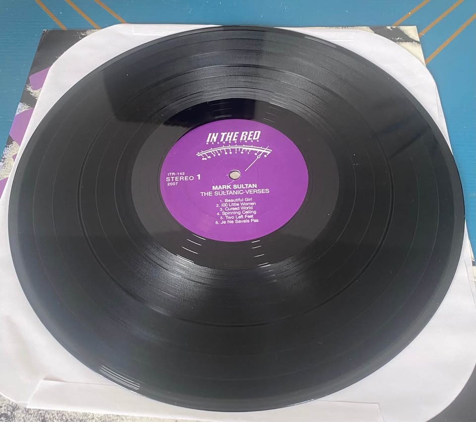 Mark Sultan - The Sultanic Verses vinyl LP 2009 VG+ Garage Rock - photo 3