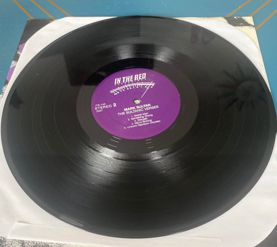 Mark Sultan - The Sultanic Verses vinyl LP 2009 VG+ Garage Rock - photo 4