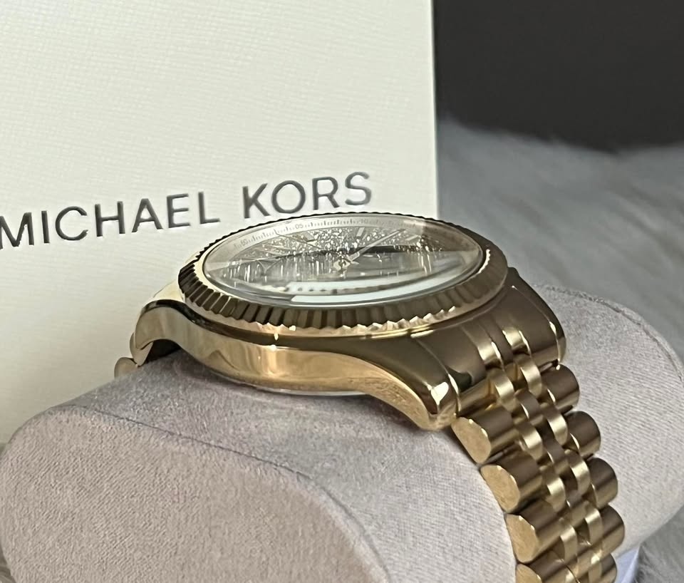 Michael Kors Oversized Lexington Gold Watch (MK8494) - Brand New - photo 5