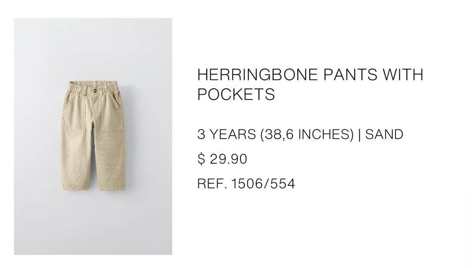 Boys Zara Pants - Size 3 - photo 5