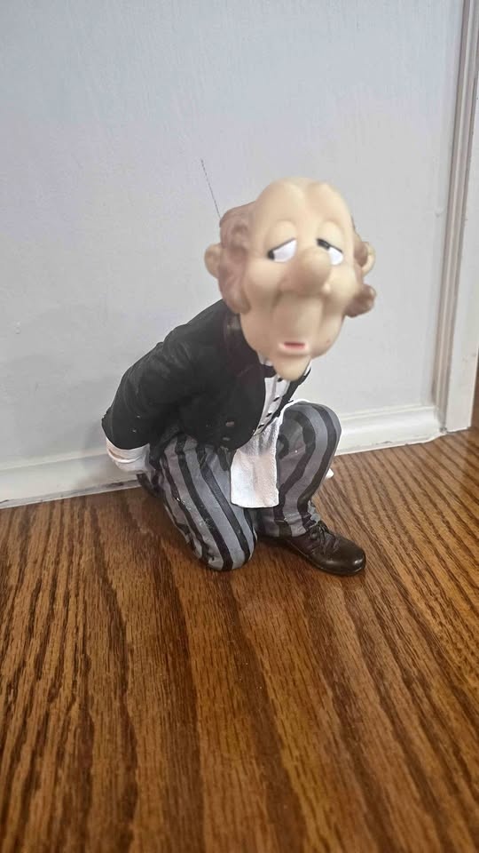 Whimsical Butler Waiter Figurine