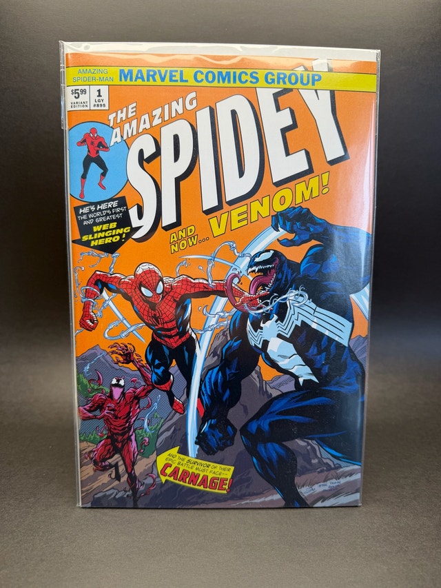 Amazing Spider-Man #1 variant Hulk 181 homage