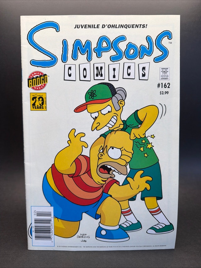 Simpsons Comics #162 newsstand