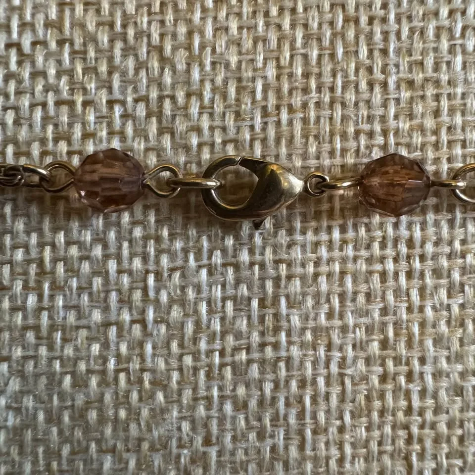 Elegant Beaded Crystal Necklace image indicator(5)