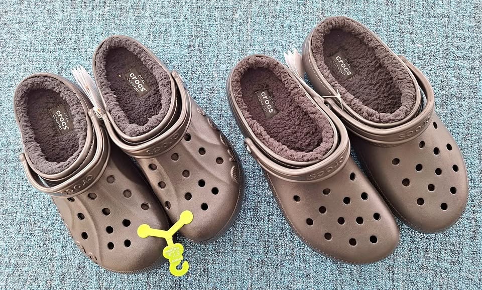 Men's Size 11 Crocs - 2 Pairs Lined Clogs