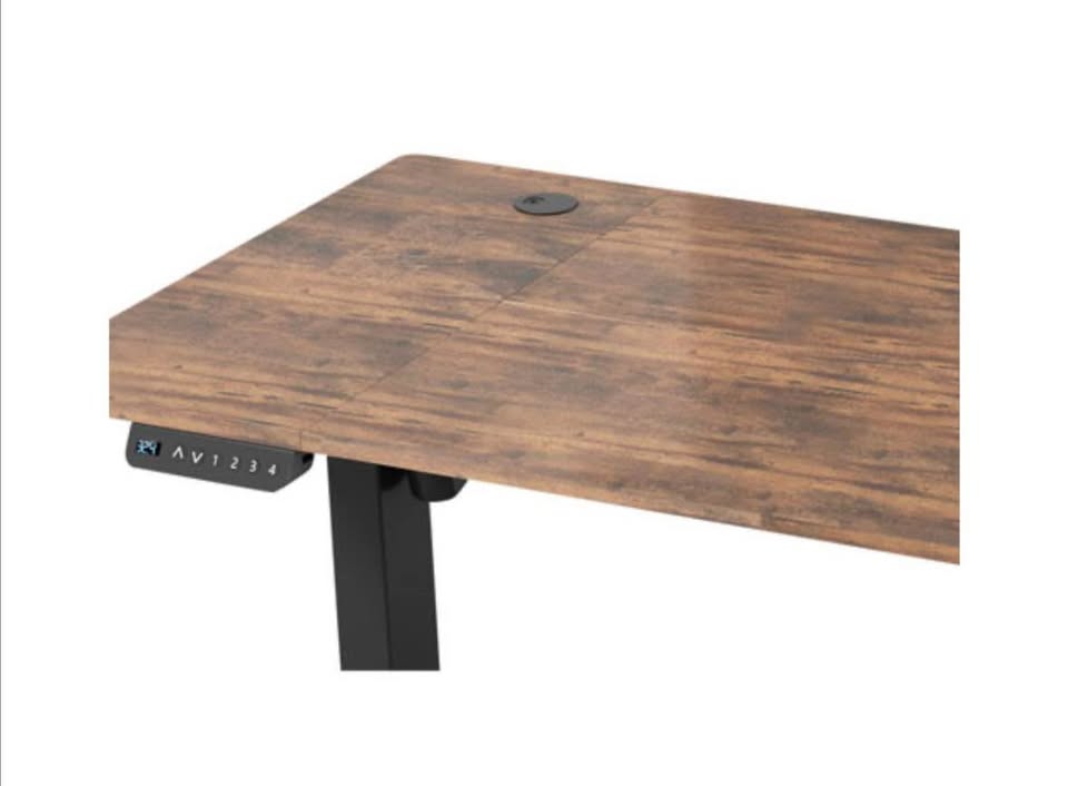 LjubLjana 53" Electric Sit-Stand Desk - Wood - photo 4