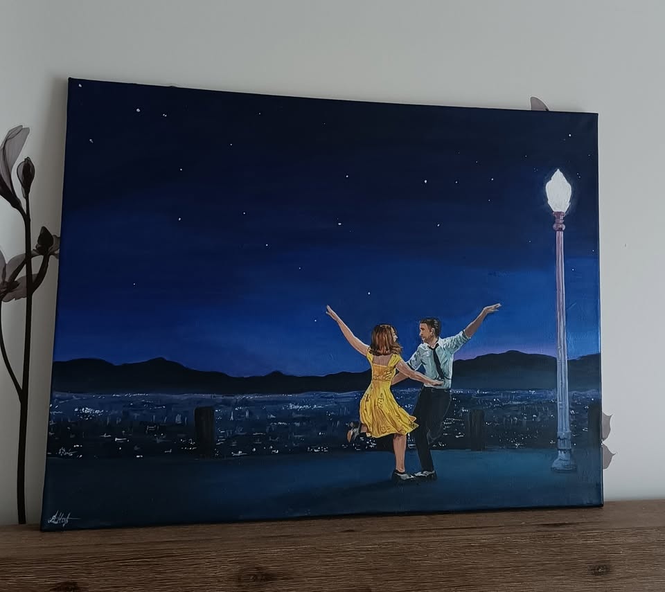La La Land Handmade Painting - photo 3