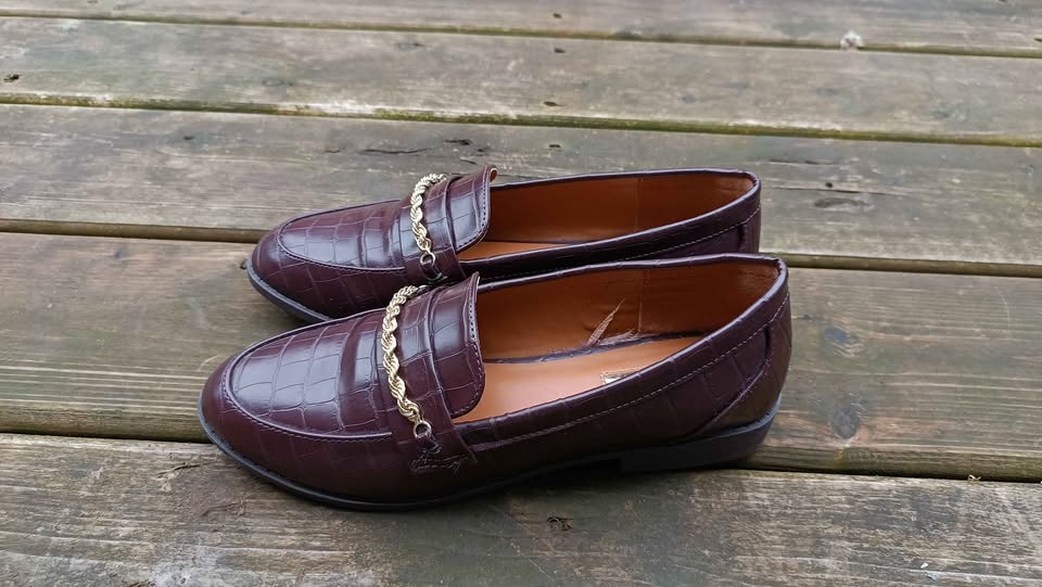 Brown Women's Leather Loafers - photo 2
