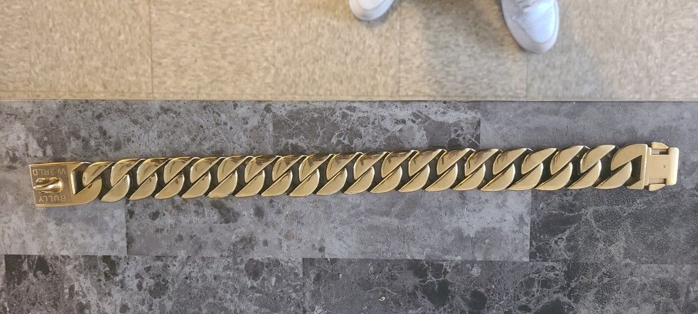 28mm Thick Gold Dog Collar - photo 3