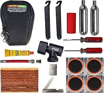 Stop and Go 100 - 27 pc Bicycle/E-Bike Tire Repair Kit