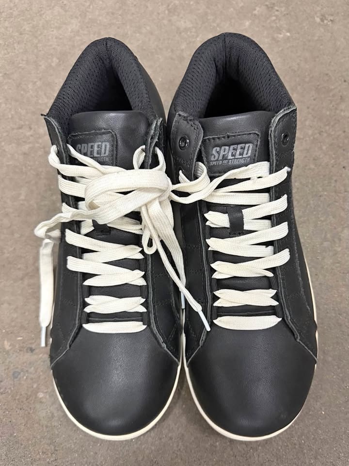 Street and Steel Motorcycle Leather Riding Shoes Size 10