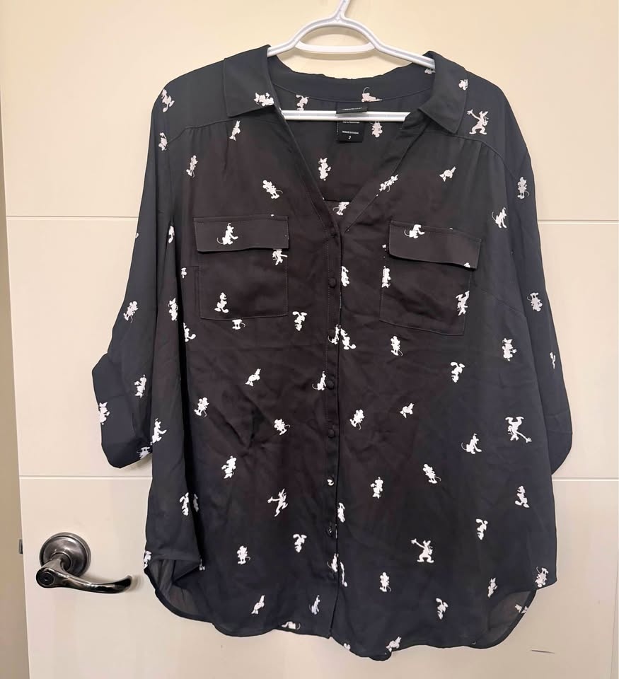 Torrid Disney Mickey Mouse & Friends Blouse Size 2 (18-20)