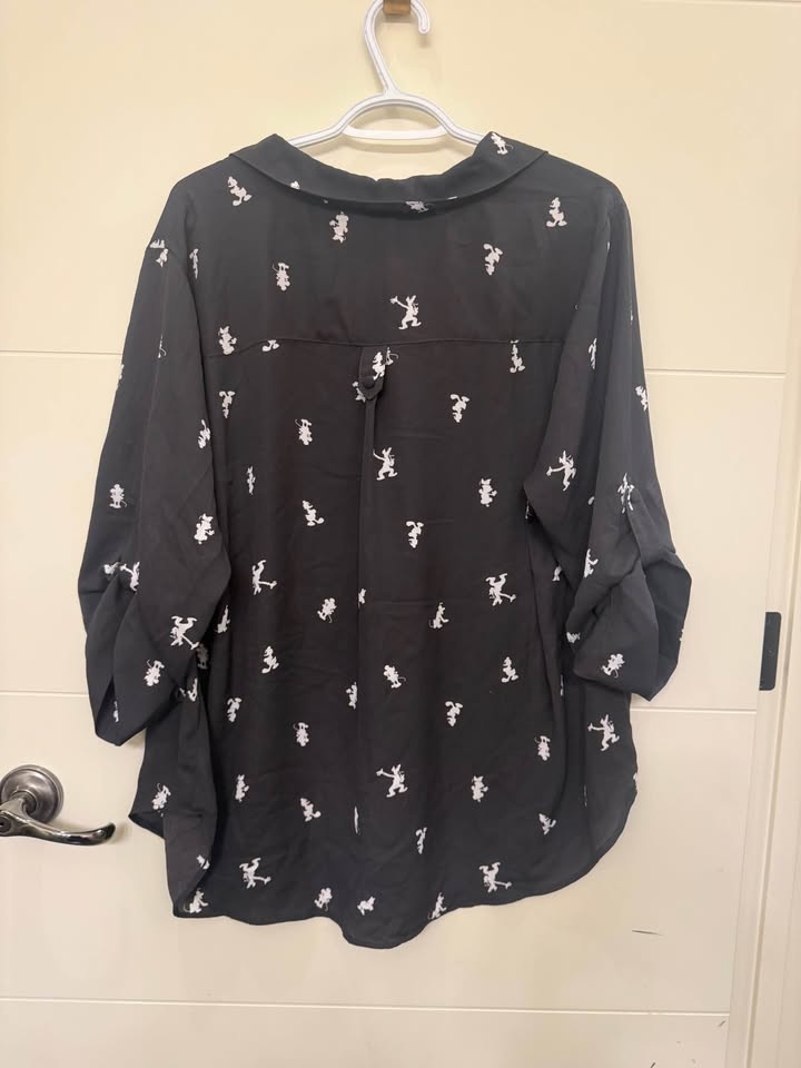 Torrid Disney Mickey Mouse & Friends Blouse Size 2 (18-20) - photo 3