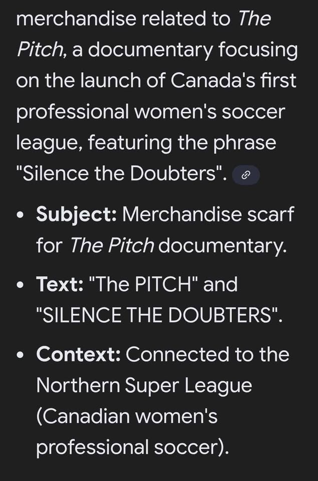 🧡Scarf. - Silence the Doubters. Canadian Women's Soccer - photo 2