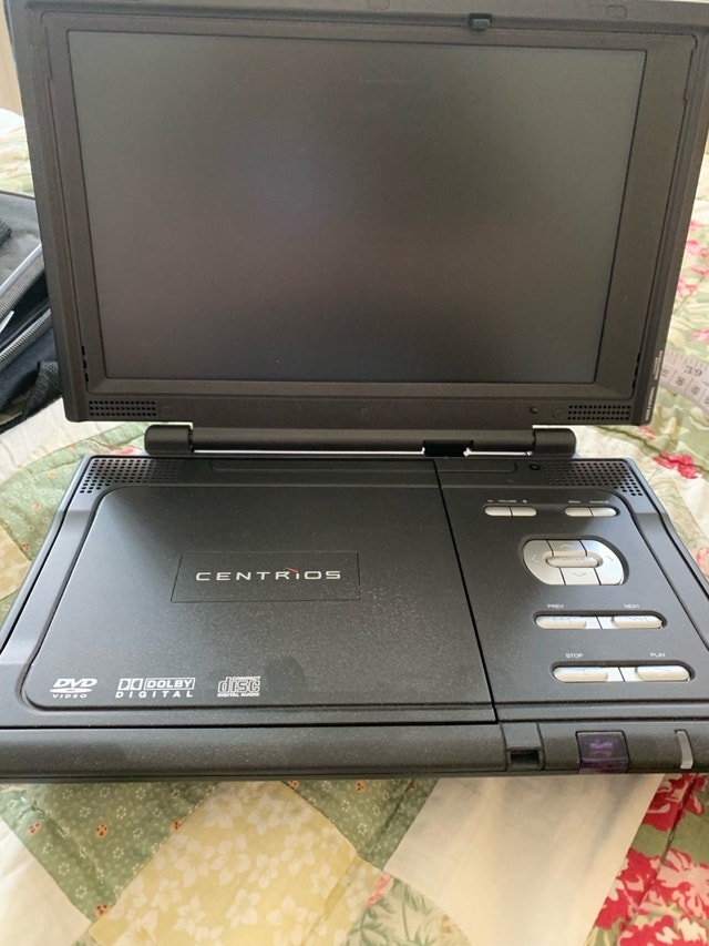 Centrios 10-inch Portable DVD Player + 2 CD Set