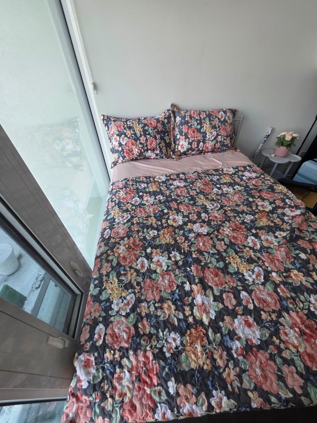 Like New Double Bed Frame + Mattress – Barely Used – Midtown - photo 3