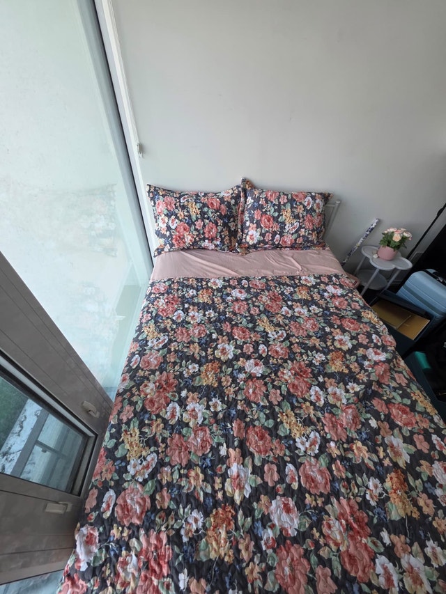Like New Double Bed Frame + Mattress – Barely Used – Midtown - photo 4