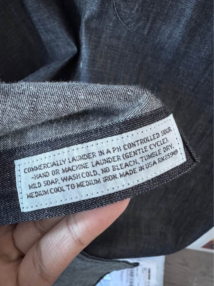 Individualized Shirts Made in USA Oxford Chambray Shirt - photo 3