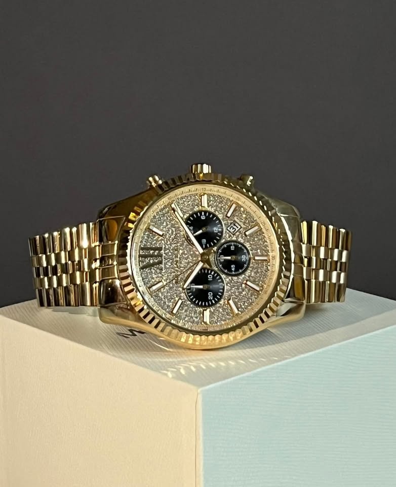 Michael Kors Oversized Lexington Gold Watch (MK8494) - Brand New - photo 4