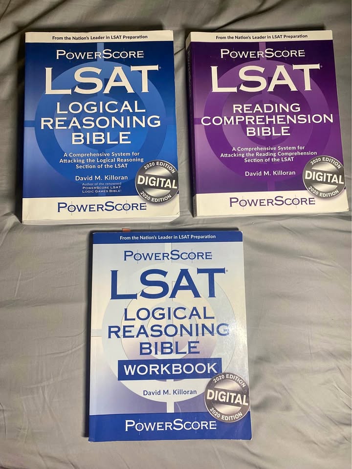 LSAT Books - Powerscore & Harvard Ready