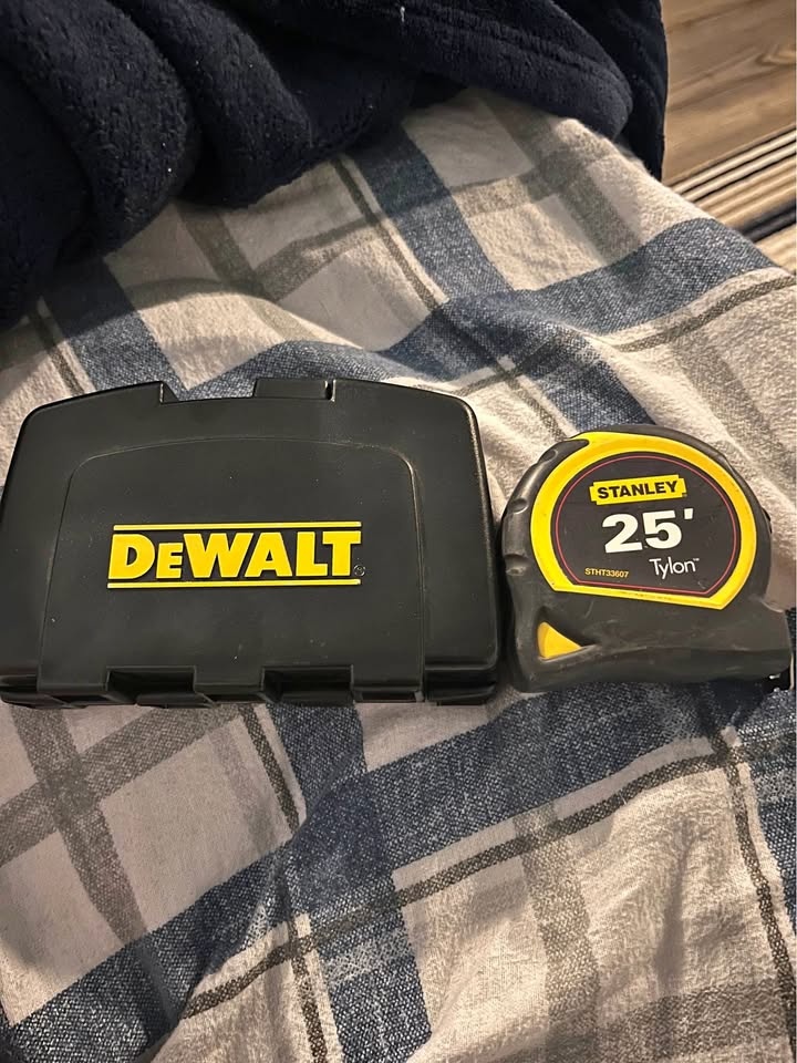 Screwdriver Bits, Sockets, and Tape Measure