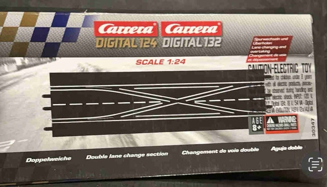 Carrera Digital 124/132 Double Lane Change Track Section