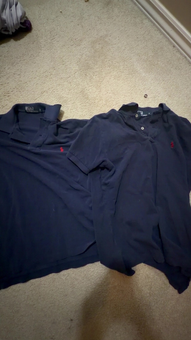 Blue polo T-shirt size s - photo 2