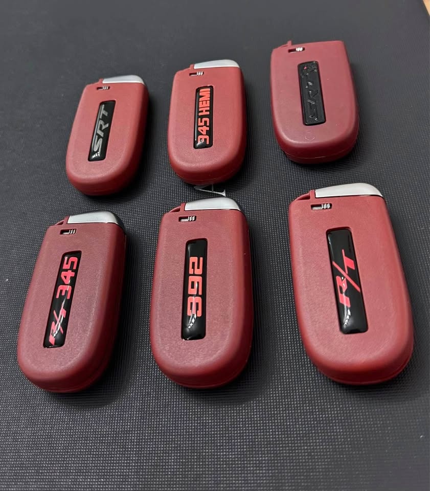 Dodge SRT Red Key Fob Hard Shell
