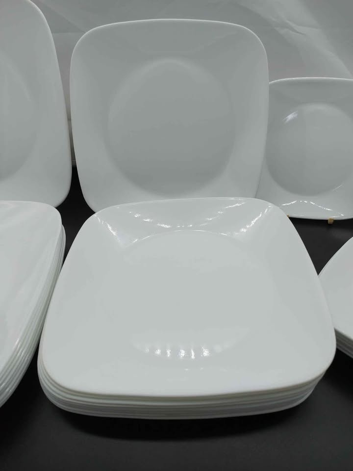 Corelle Square White Dinnerware Set - 37 Pieces - photo 3