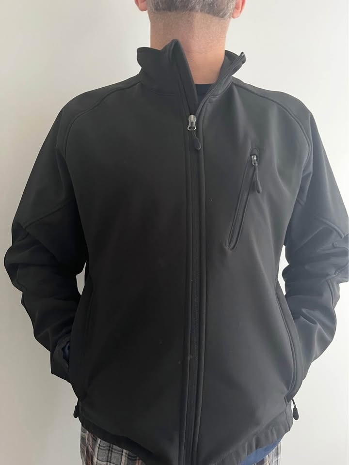Men’s black softshell jacket M - photo 2