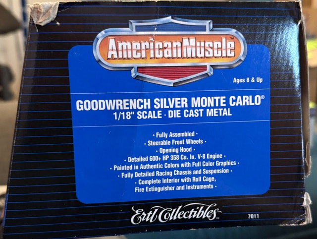 Dale Earnhardt #3 Goodwrench Monte Carlo 1/18 Diecast - Ertl - photo 2