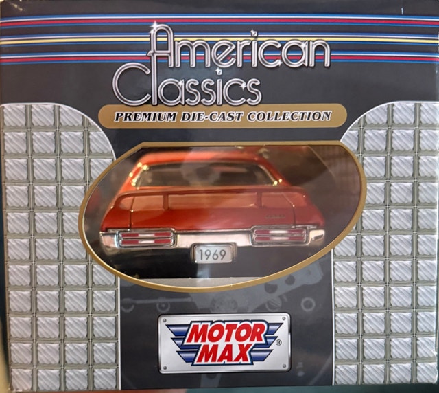 1969 Pontiac GTO Judge 1:18 Diecast - Motor Max - Red - Boxed - photo 2