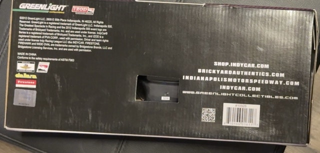 2012 Greenlight IZOD Indy Car Series Limited Edition - photo 3