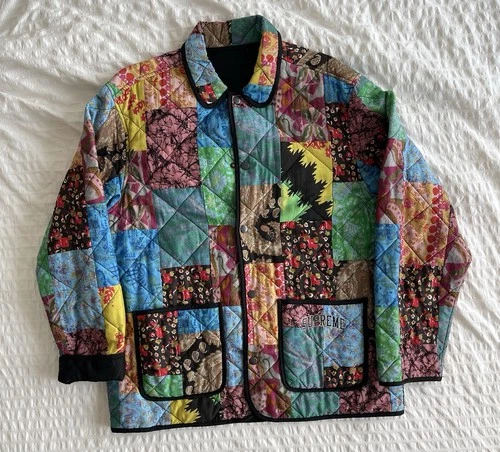 Supreme Quilted Jacket Sz M 100% Authentic